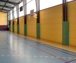 Three Sided Safety Pads in sports hall