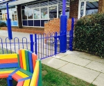 Post Protectors for School Canopy