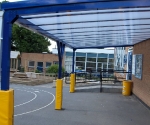 St Mary's Primary yellow post pads